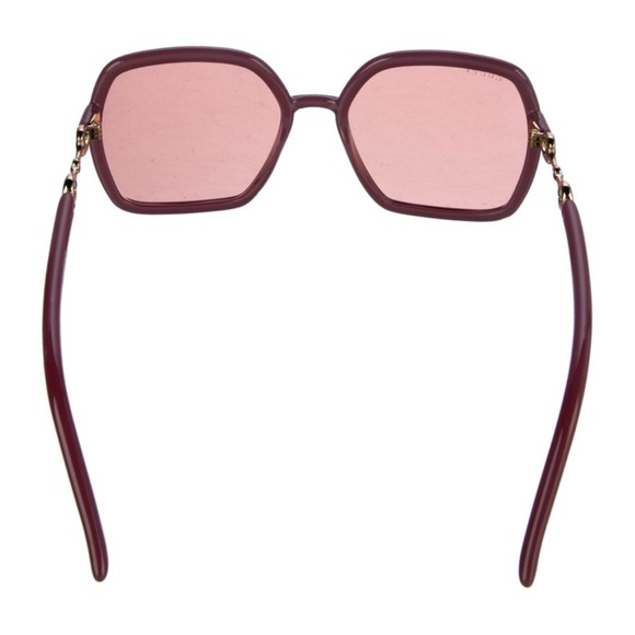 Gucci Square Frame Pink Sunglassez - Picture 4 of 5